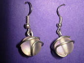 Wire Wrapper Bead Earrings!