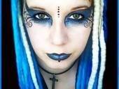 Blue Swirly Goth!