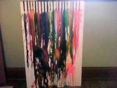 Melted Crayon Art