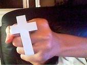 Paper Cross Double Ring