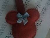 Minnie Mouse Style Keyring