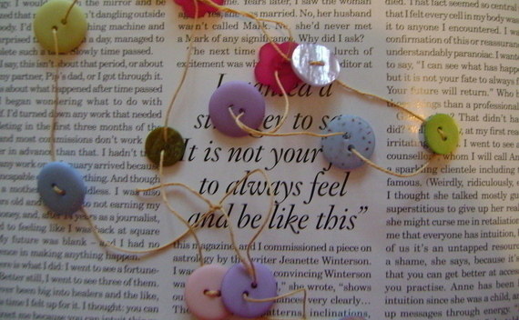 Vintage Button Necklace