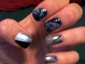 Marbled Finger Nails