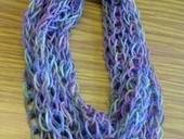 Finger Knit Scarf (Multicolour)