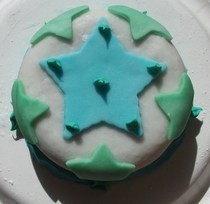 Star Fondant Cake