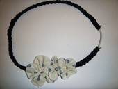 Black Headband With Flowers :)