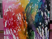Melted Crayon Art