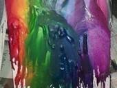 Melted Crayon Art