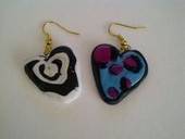 Leopard Heart Earrings