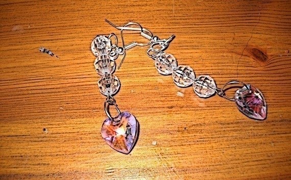 Heart Dangle Earrings