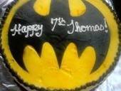 Bat Signal Birthday Cake