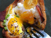 Bacon And Egg Toast Cups