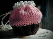 Crocheted Cupcake Bag/Purse