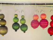 Wooden Bead Earrings
