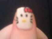 Hello Kitty Nails