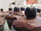 Chocolate Cherry Cupcakes