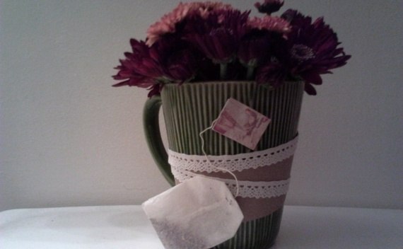 Tea Inspired Flower Arrangement