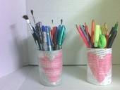 Card Stock Pencil Holder