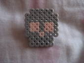 Grey And Pink Skull