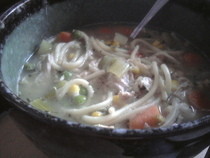 One Pot Chicken Noodle Soup