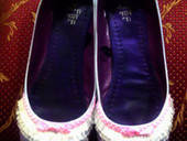 Purple Ruffle Shoes
