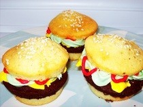 Cheeseburger Cupcakes