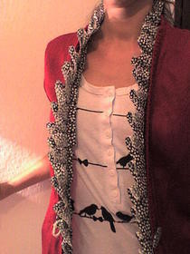 Ruffle Cardigan   Renew