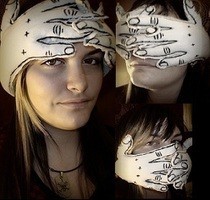See No Evil, Hear No Evil, Speak No Evil Scarf