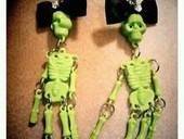 Skeleton Earrings