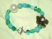Turquoise Beads+Rose