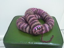 Knitted Door Snakey