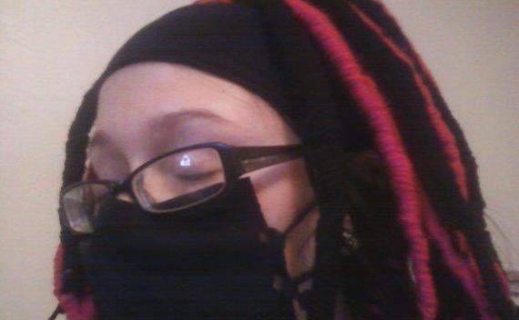 No Sew Cyber Goth Mask