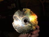 Melted Cd Art