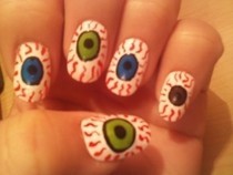 Eyeball Nail Art