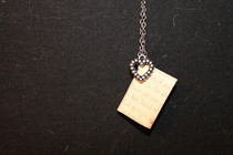 Mini Book Necklace