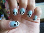 Panda Nails :D