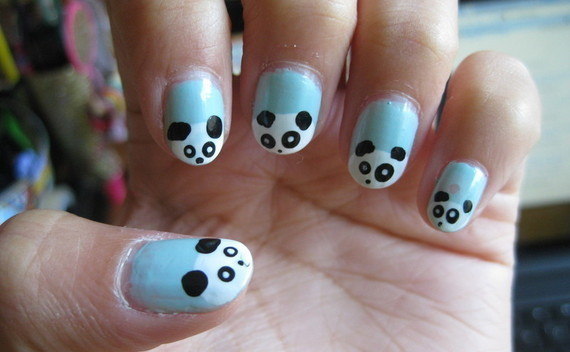 Panda Nails :D
