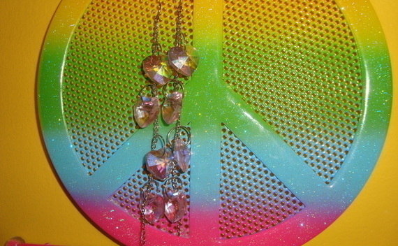 Dangling Hearts Earrings