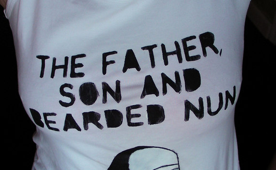 Father, Son & Bearded Nun Shirt