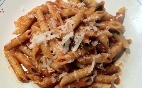 Grandma's Amped Up Garlic Pasta