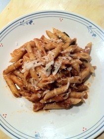 Grandma's Amped Up Garlic Pasta