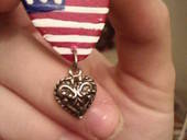 American Flag Guitar Pick Charm