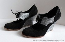 Sparkly Wedges