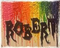 Melted Crayon Canvas Gift