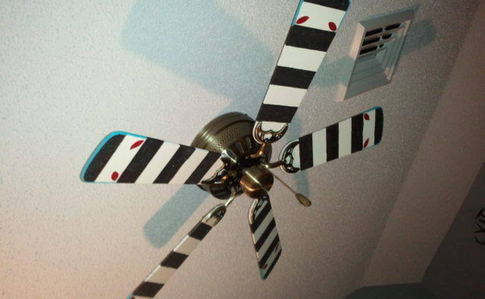 Sand Worms Ceiling Fan
