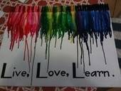 Melted Crayon Art