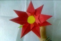 Origami Poinsenttia Noche Buena Origami