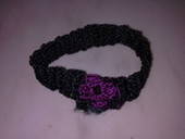 Crocheted Flower Braclet