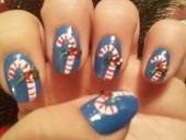 Candy Cane Nails