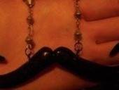 Mustache Necklace